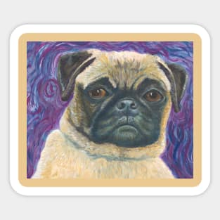 Pug In A Funk Sticker